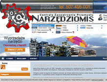 Tablet Screenshot of narzedziomis.pl